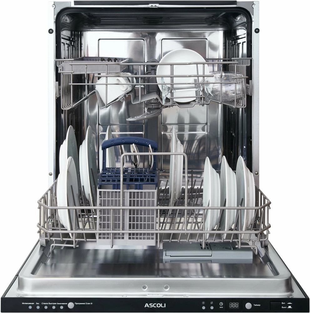 Встраиваемая посудомоечная машина Ascoli A60DWFIA1250B, 60 см, фото 16