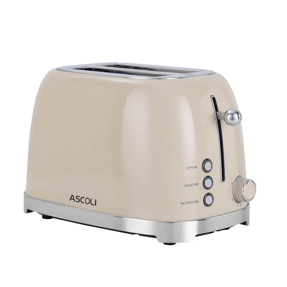 Тостер Ascoli AT-330CC, бежевый