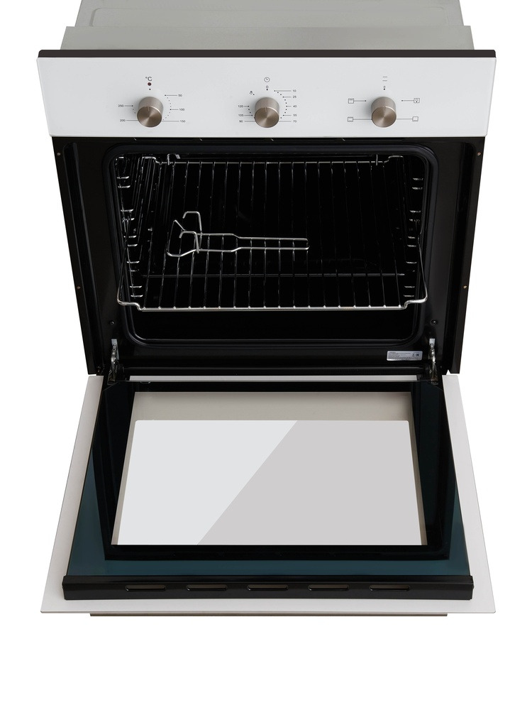 Духовой шкаф электрический Ascoli OB60B-02NM4W, 60 л, белый — фото 2