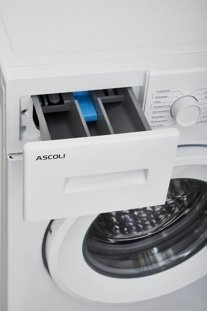 Стиральная машина Ascoli AWMT-601013EWW, 6 кг, белая, фото 18