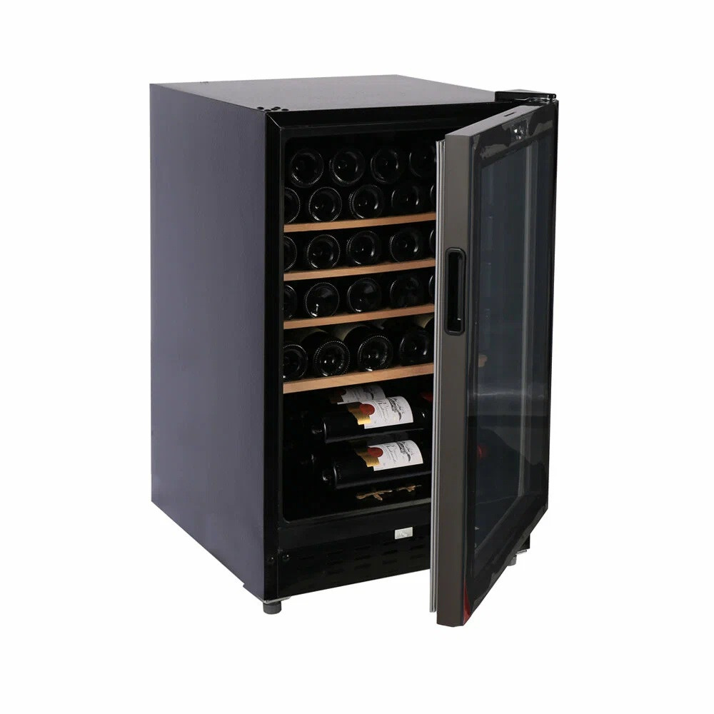 Винный шкаф Ascoli ASRD130, черный
