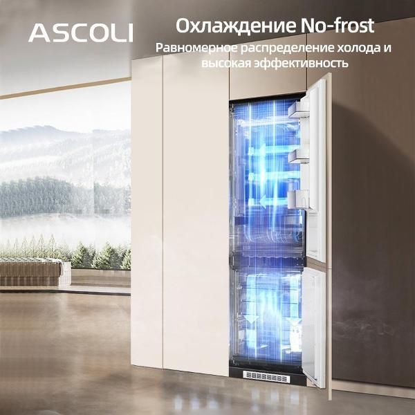 Встраиваемый холодильник Ascoli ADRF340WEMBI белый