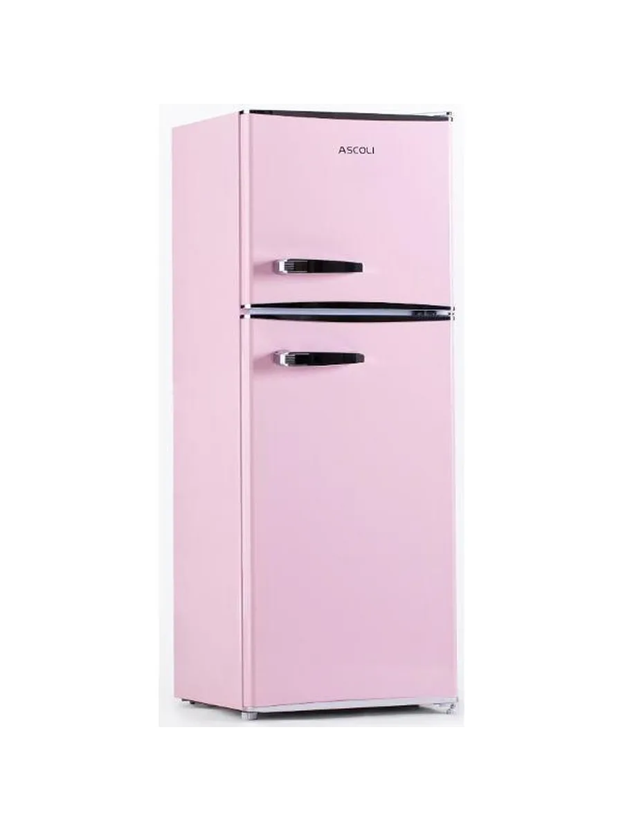 Холодильник Ascoli ARDFRD120 розовый